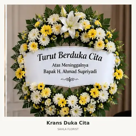 Krans Bunga Duka Graha Saba Buana Solo